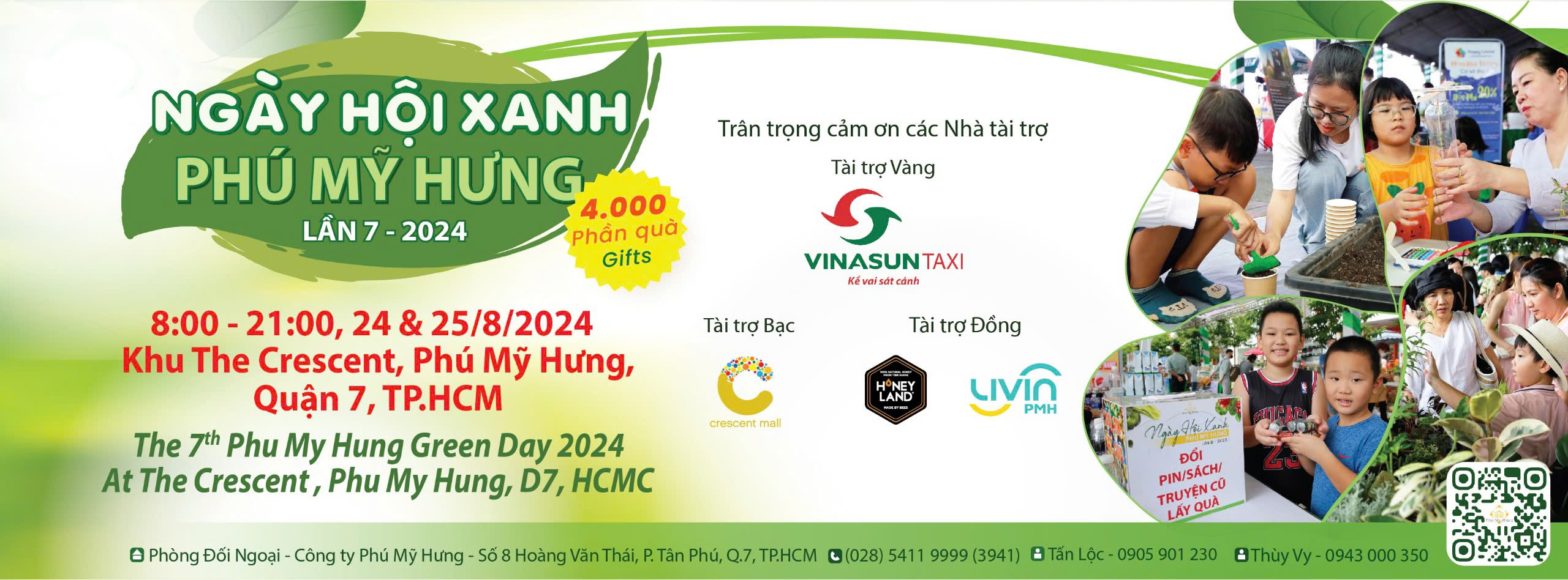 Sống xanh – Sống khỏe cùng Ngày hội Xanh Phú Mỹ Hưng