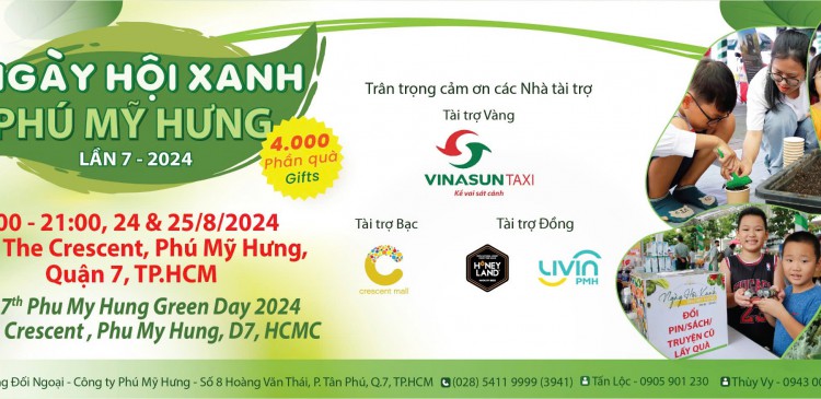 Sống xanh – Sống khỏe cùng Ngày hội Xanh Phú Mỹ Hưng